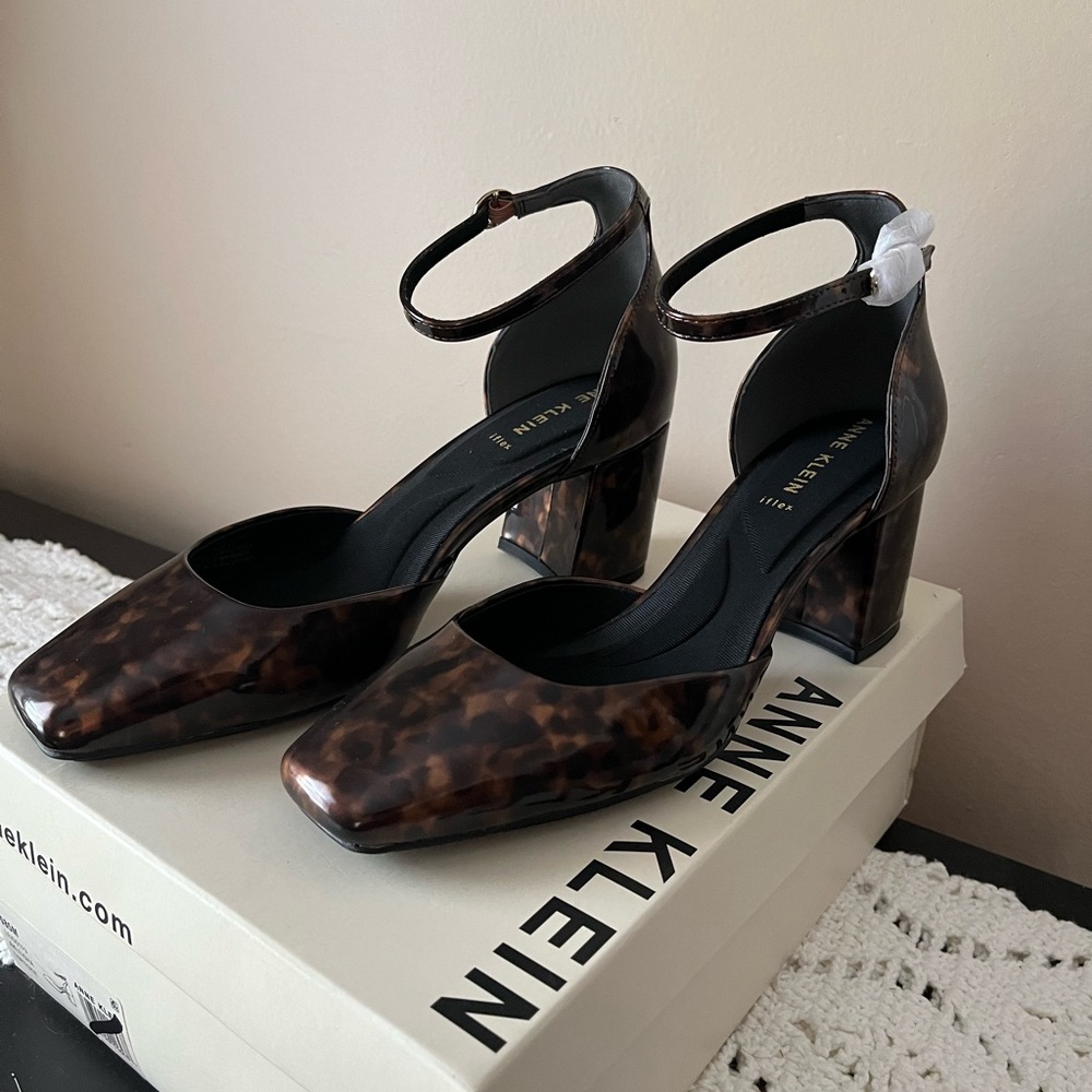 Anne Klein Tortoise heels